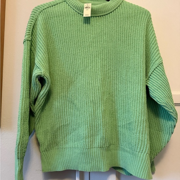 Aerie Women’s Green Oversized Lounge Sweater Size XS - Picture 7 of 8